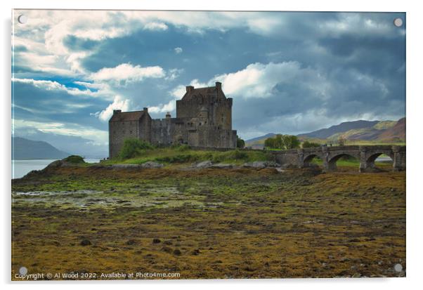 Eilean Donan Castle Acrylic by Al Wood