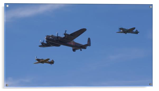 Battle of Britain Memorial Flight Acrylic by Roger Green