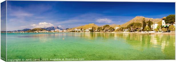 Majestic View of Pollensa Bay - CR2204-7407-ORT Canvas Print by Jordi Carrio