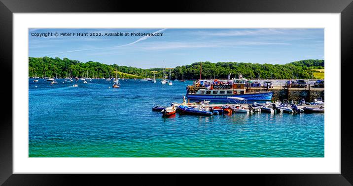 St Mawes Ferry To Falmouth Framed Mounted Print by Peter F Hunt