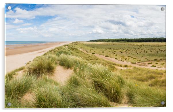Holkham beach panorama Acrylic by Jason Wells