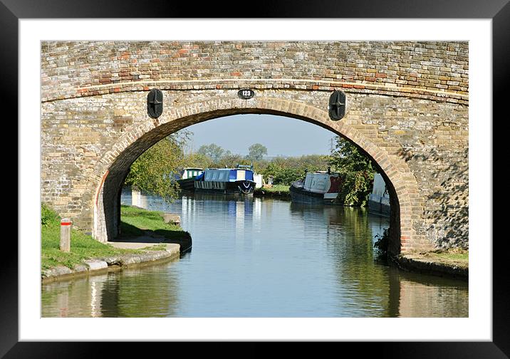 Bridge 123 Framed Mounted Print by graham young