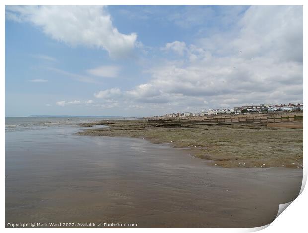 Tidal Space in Bexhill Print by Mark Ward