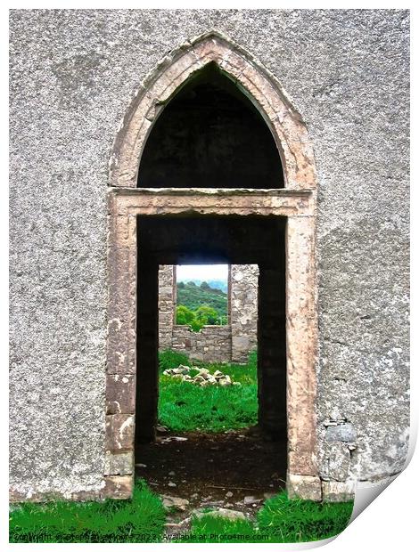 Abandoned Church Print by Stephanie Moore