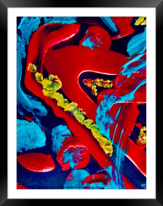 Abstract 304 Framed Mounted Print by Stephanie Moore