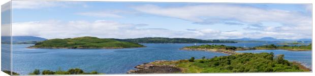 Craobh Haven Panorama 1 Canvas Print by Tommy Dickson