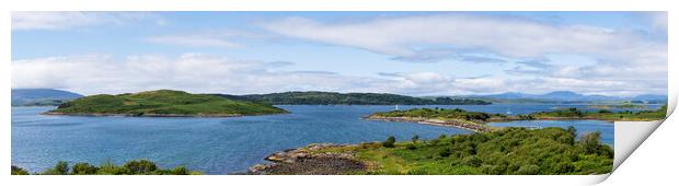 Craobh Haven Panorama 1 Print by Tommy Dickson