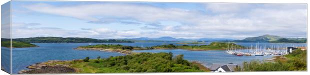 Craobh Haven Panorama 2 Canvas Print by Tommy Dickson