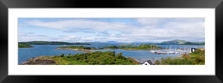 Craobh Haven Panorama 2 Framed Mounted Print by Tommy Dickson