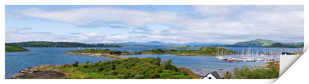 Craobh Haven Panorama 2 Print by Tommy Dickson