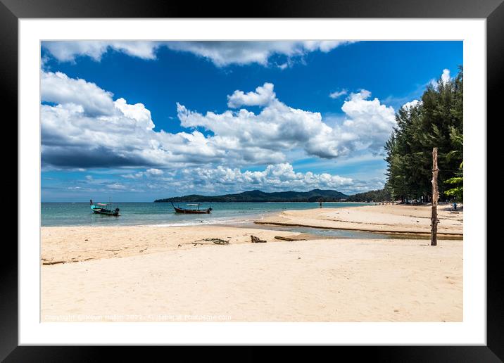Bang Tao Beach, Phuket, Thailand Framed Mounted Print by Kevin Hellon