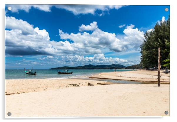 Bang Tao Beach, Phuket, Thailand Acrylic by Kevin Hellon