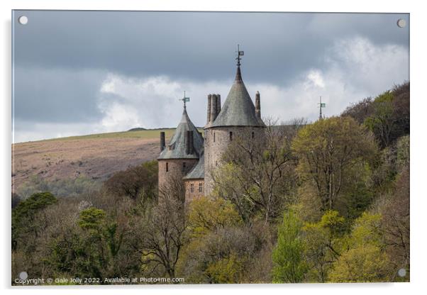 Castell Coch Acrylic by Gale Jolly