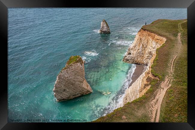 Freshwater Bay by Drone Framed Print by Paul Smith