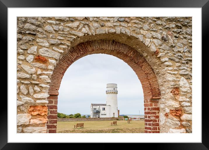 Hunstanton lighthouse framed Framed Mounted Print by Jason Wells