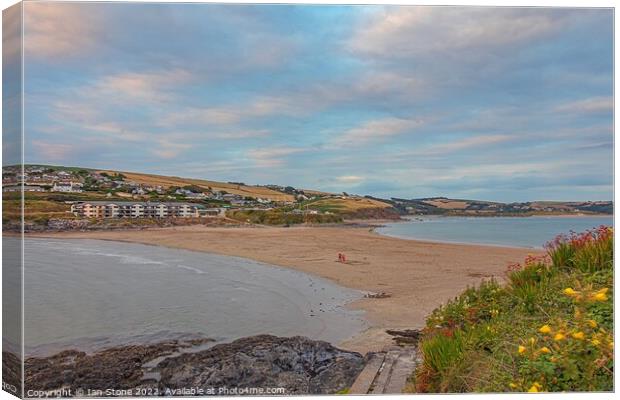 A view from Burgh island  Canvas Print by Ian Stone
