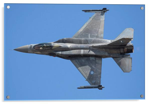 F-16 Fighting Falcon Zeus Demo Team Acrylic by J Biggadike