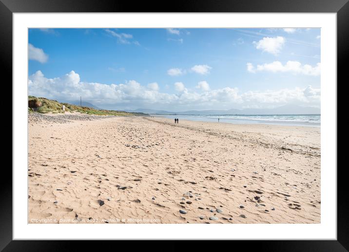 Banna Strand Beach in County Kerry, Ireland Framed Mounted Print by Dave Collins