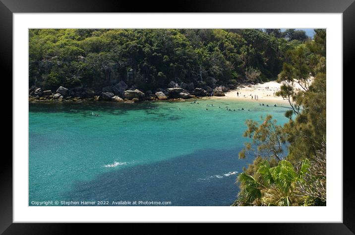 Serenity at Shelly Cove Framed Mounted Print by Stephen Hamer
