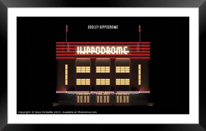 Dudley Hippodrome Framed Mounted Print by Ross McNeillie