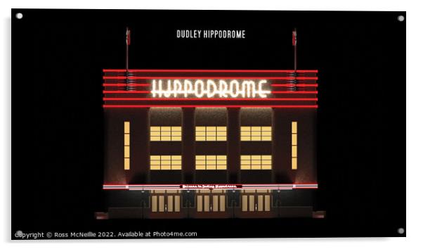 Dudley Hippodrome Acrylic by Ross McNeillie