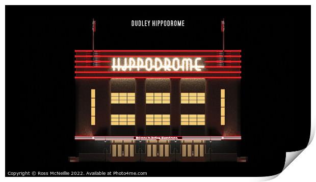 Dudley Hippodrome Print by Ross McNeillie