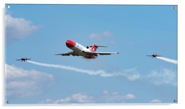 Boeing 727-2S2F and The Blades Acrylic by J Biggadike