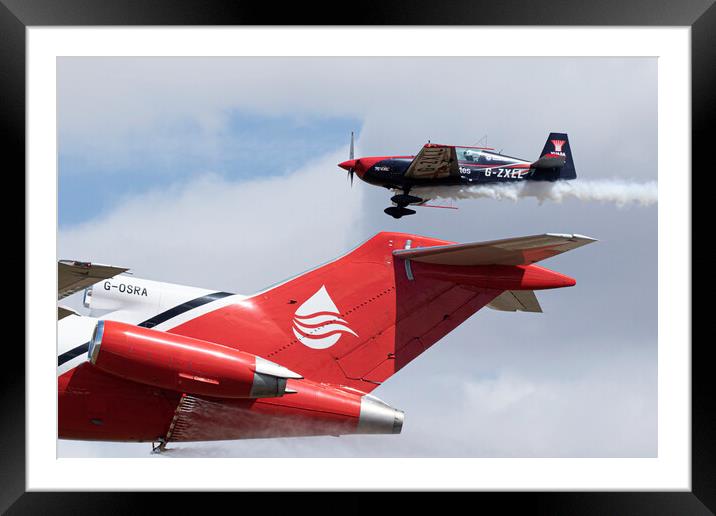 Oil Response 727 and The Blades Framed Mounted Print by J Biggadike