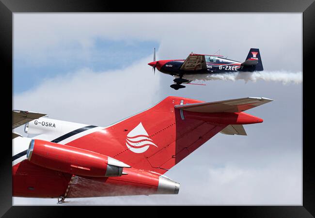 Oil Response 727 and The Blades Framed Print by J Biggadike