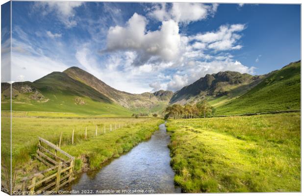 Haystack, Buttermere Canvas Print by Simon Connellan