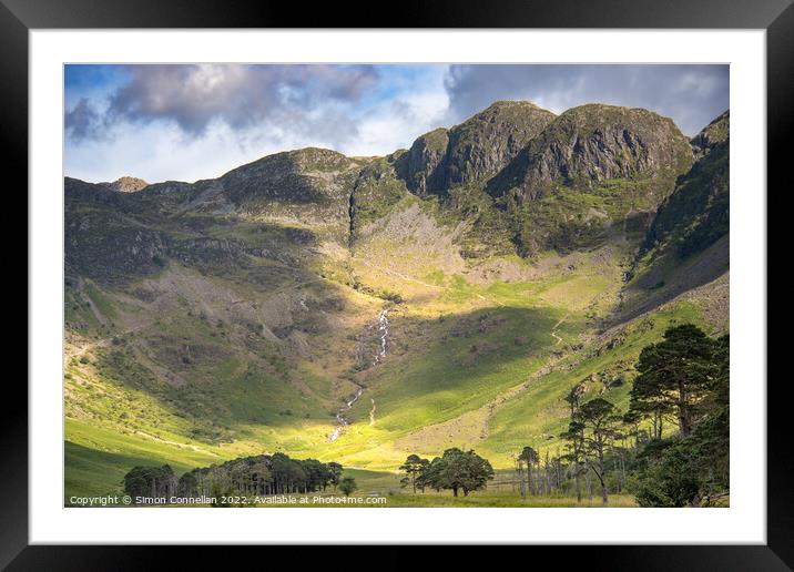Haystacks Buttermere Framed Mounted Print by Simon Connellan