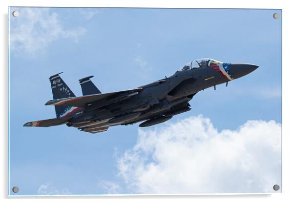 Heritage F-15E Strike Eagle Acrylic by J Biggadike