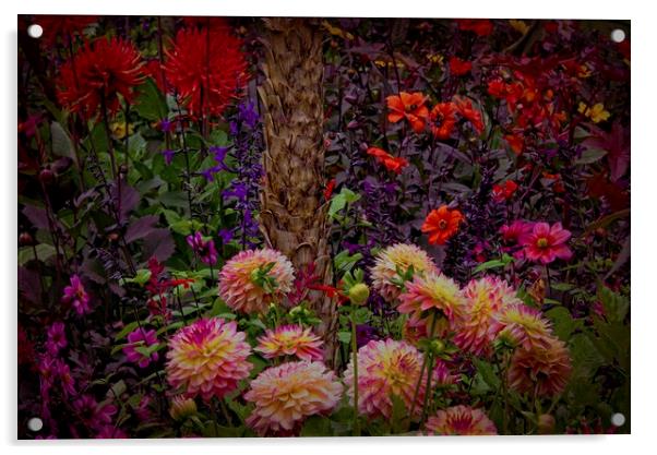 Summer Flowers Acrylic by Martyn Arnold