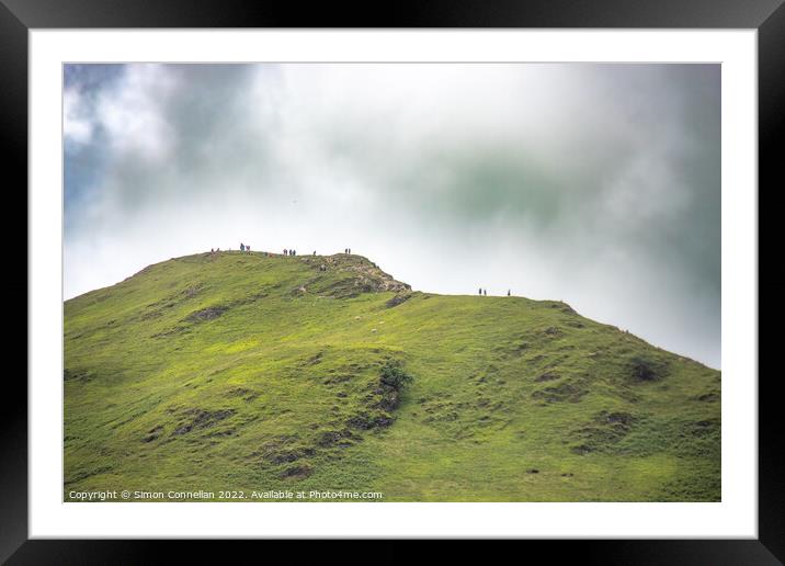 At the top, Catbells Framed Mounted Print by Simon Connellan