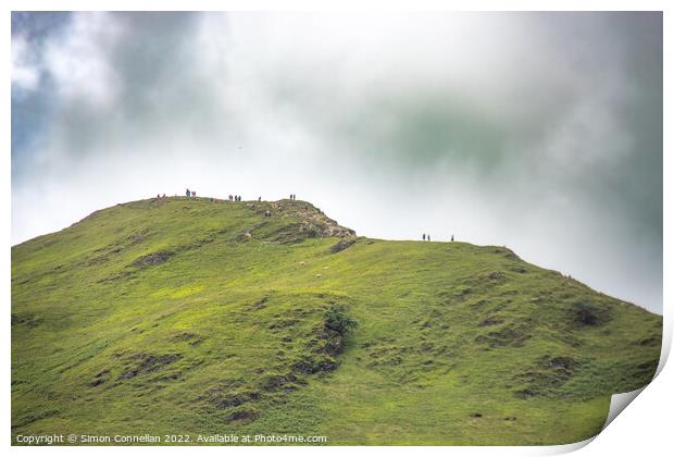 At the top, Catbells Print by Simon Connellan