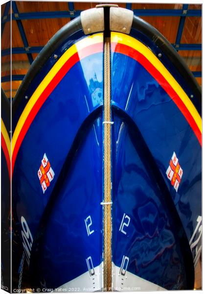 RNLI Lifeboat St Ives Cornwall. Canvas Print by Craig Yates