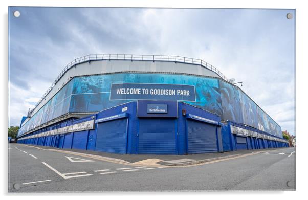 Goodison Park stadium Acrylic by Jason Wells