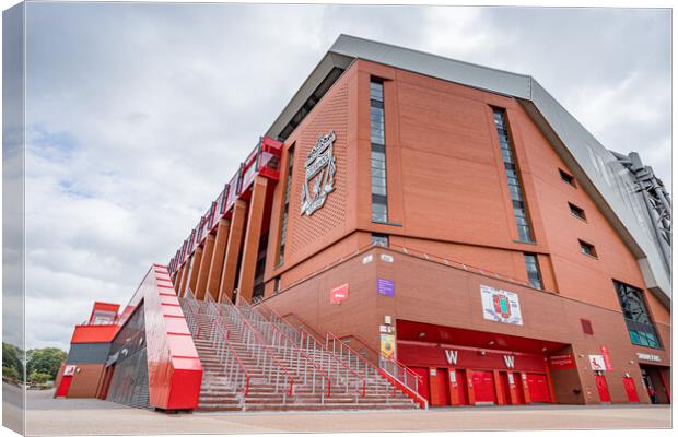 Liverpool FC main stand Canvas Print by Jason Wells