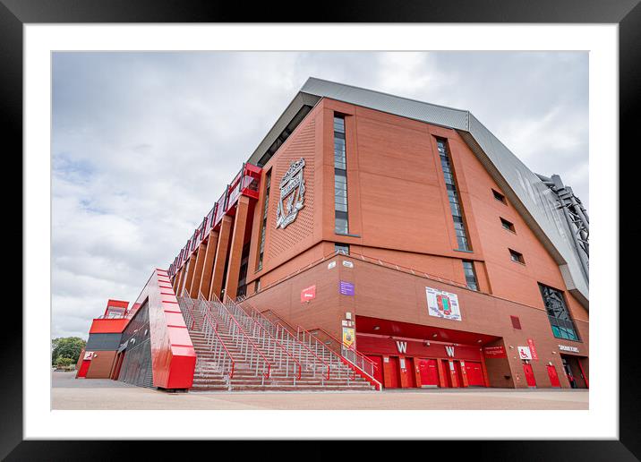 Liverpool FC main stand Framed Mounted Print by Jason Wells