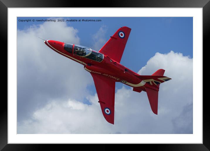 The Red Arrow Framed Mounted Print by rawshutterbug 