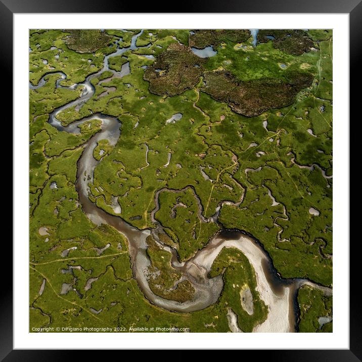 Carrowmore Lacken Saltmarsh Framed Mounted Print by DiFigiano Photography