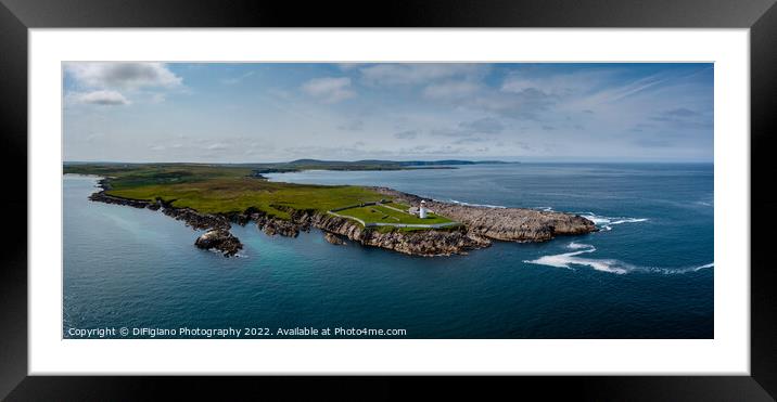 Gubbacashel Point Panorama Framed Mounted Print by DiFigiano Photography