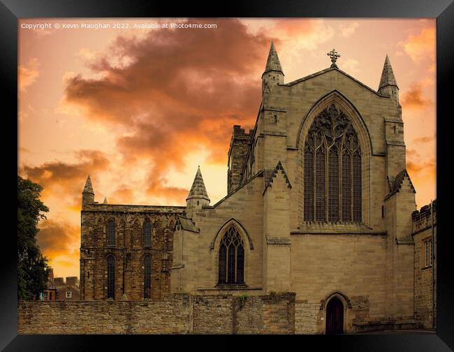 The Enchanting Hexham Abbey Framed Print by Kevin Maughan