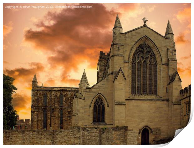 The Enchanting Hexham Abbey Print by Kevin Maughan