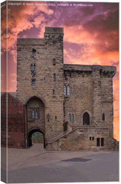 Historic Moot Hall in Hexham Canvas Print by Kevin Maughan