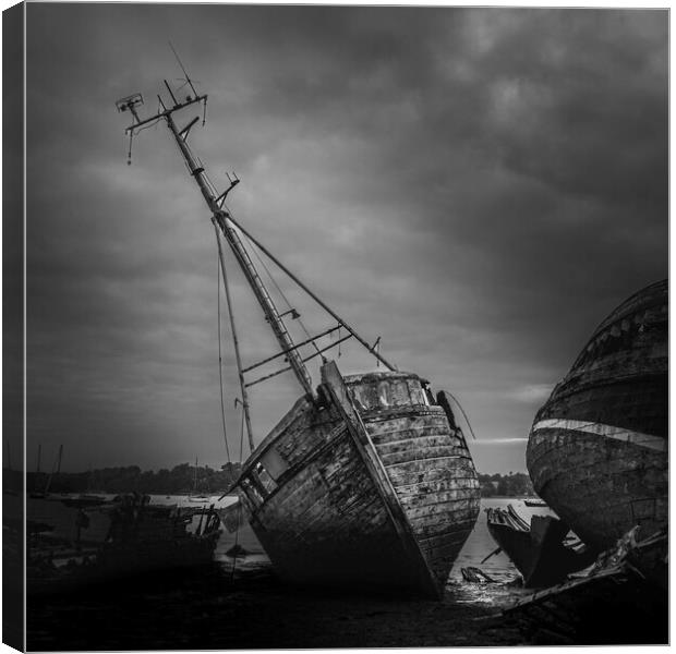the Ghost Ship Canvas Print by Andy Shackell