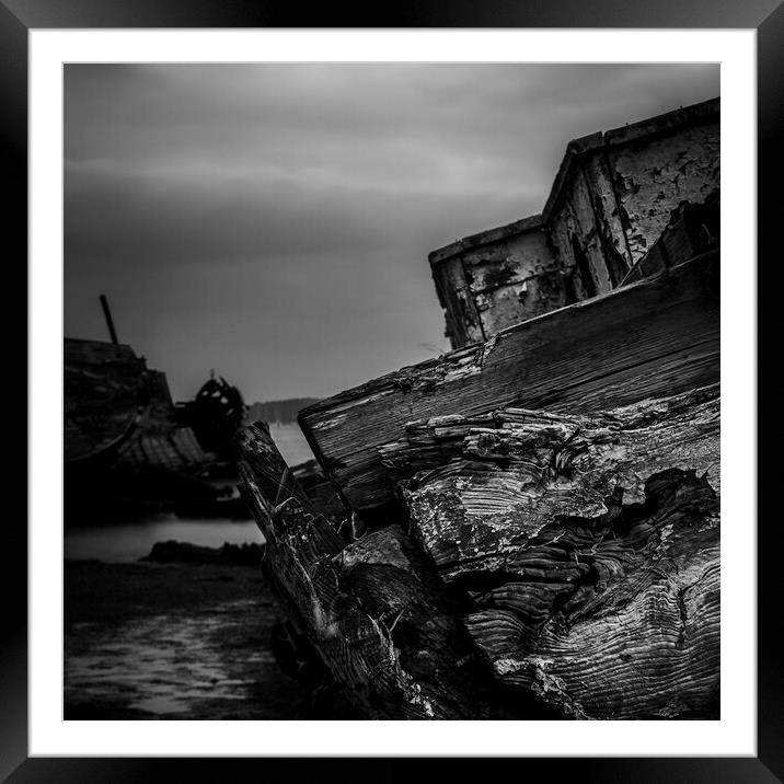waiting for the tide Framed Mounted Print by Andy Shackell