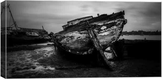 river Decay Canvas Print by Andy Shackell
