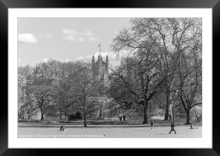 St James Royal Park London Framed Mounted Print by Margaret Ryan
