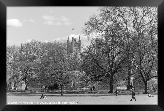 St James Royal Park London Framed Print by Margaret Ryan
